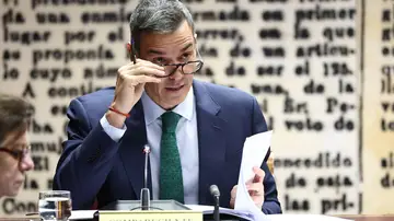Pedro Sánchez, durante su comparecencia en el Senado por el caso Koldo Pedro Sánchez, durante su comparecencia en el Senado por el caso Koldo