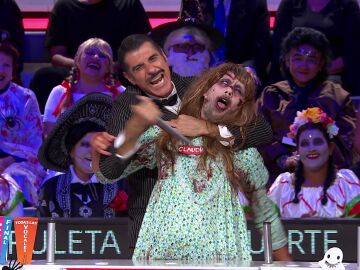 Jorge Fern&aacute;ndez imita a la perfecci&oacute;n a la ni&ntilde;a del exorcista: &ldquo;Mira lo que ha hecho la guarra de tu hija&rdquo;