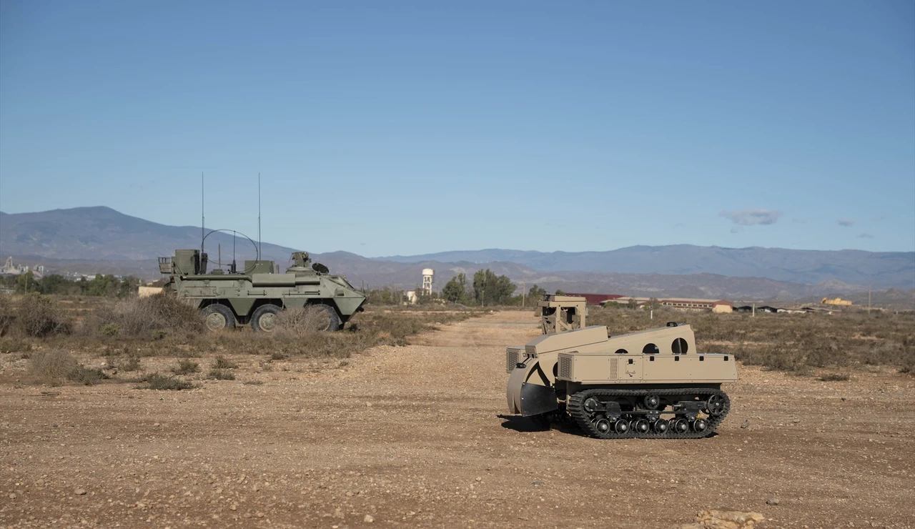 El Ejército realiza una demostración en la base militar de Viator