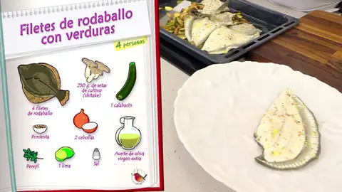 Ingredientes Filetes de rodaballo con verduras Ingredientes Filetes de rodaballo con verduras