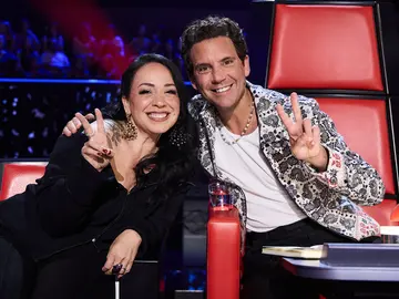 Carla Morrison y Mika, en La Voz 2025 Carla Morrison y Mika, en La Voz 2025