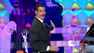 El suplicio de Jorge Fernández durante el especial de Halloween de La ruleta: "¡Qué pesada la tía, no para de dar el coñazo!"