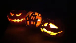 Calabazas decoradas de Halloween