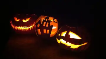 Calabazas decoradas de Halloween Calabazas decoradas de Halloween