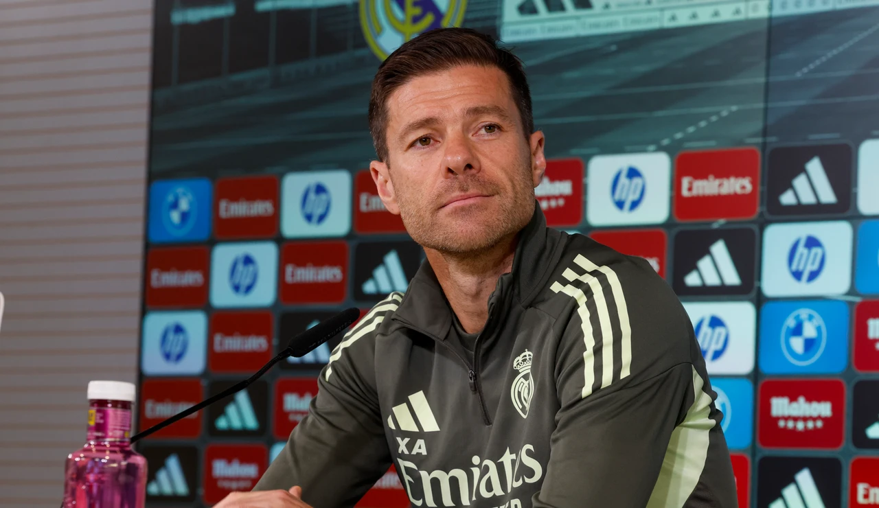 Xabi Alonso, en rueda de prensa