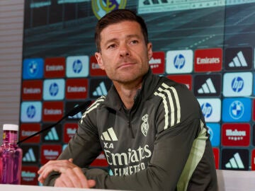 Xabi Alonso, en rueda de prensa