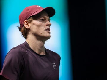 Jannik Sinner, en su partido ante Francisco Cerúndolo en París