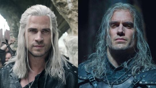 Liam Hemsworth y Henry Cavill en The Witcher