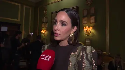 Rocío Osorno hablando con la prensa Rocío Osorno hablando con la prensa