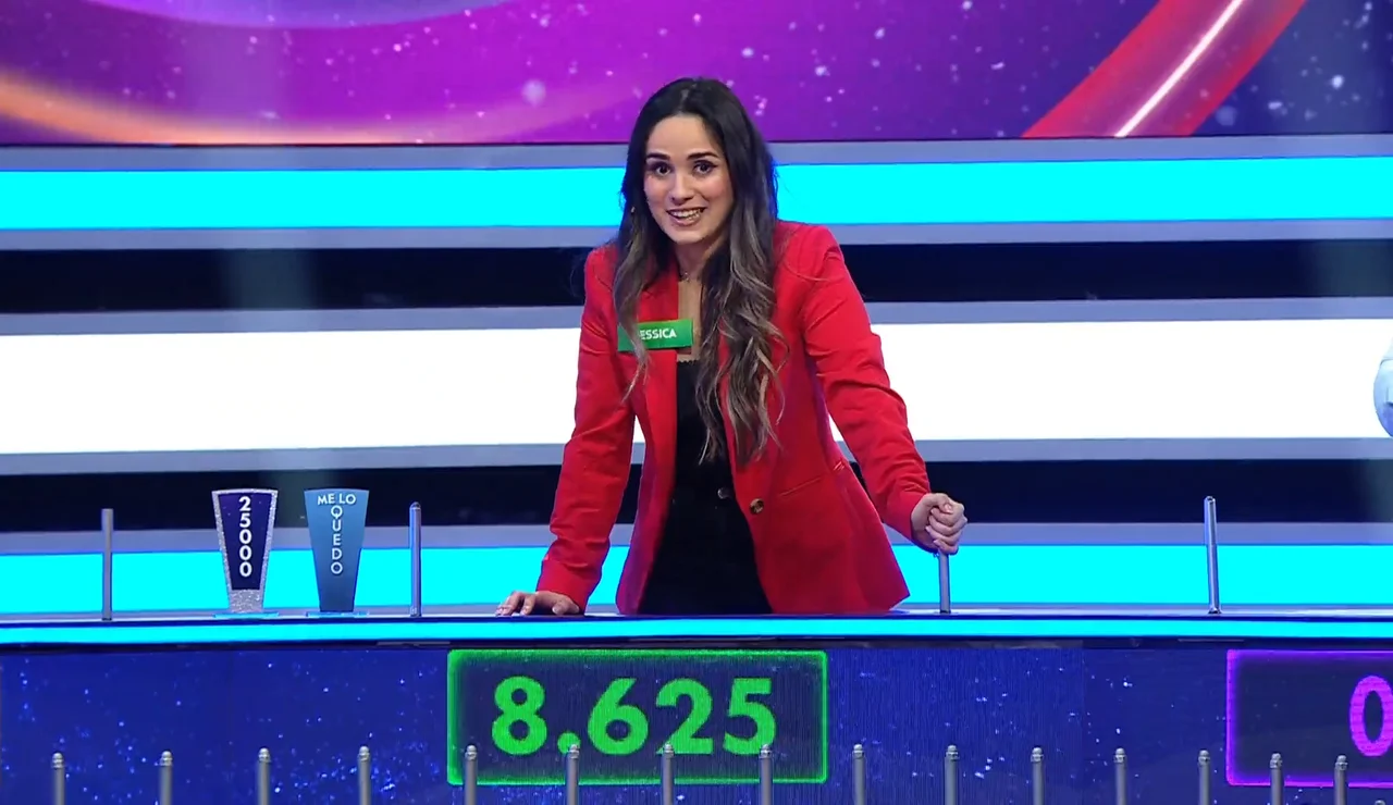 Jessica, concursante de La ruleta de la suerte noche