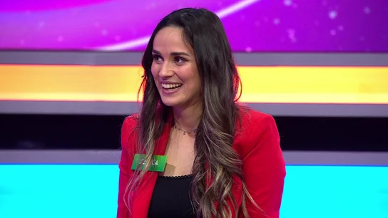 Jessica, concursante de La ruleta de la suerte noche Jessica, concursante de La ruleta de la suerte noche