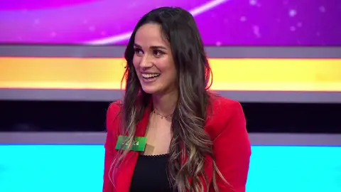 Jessica, concursante de La ruleta de la suerte noche Jessica, concursante de La ruleta de la suerte noche
