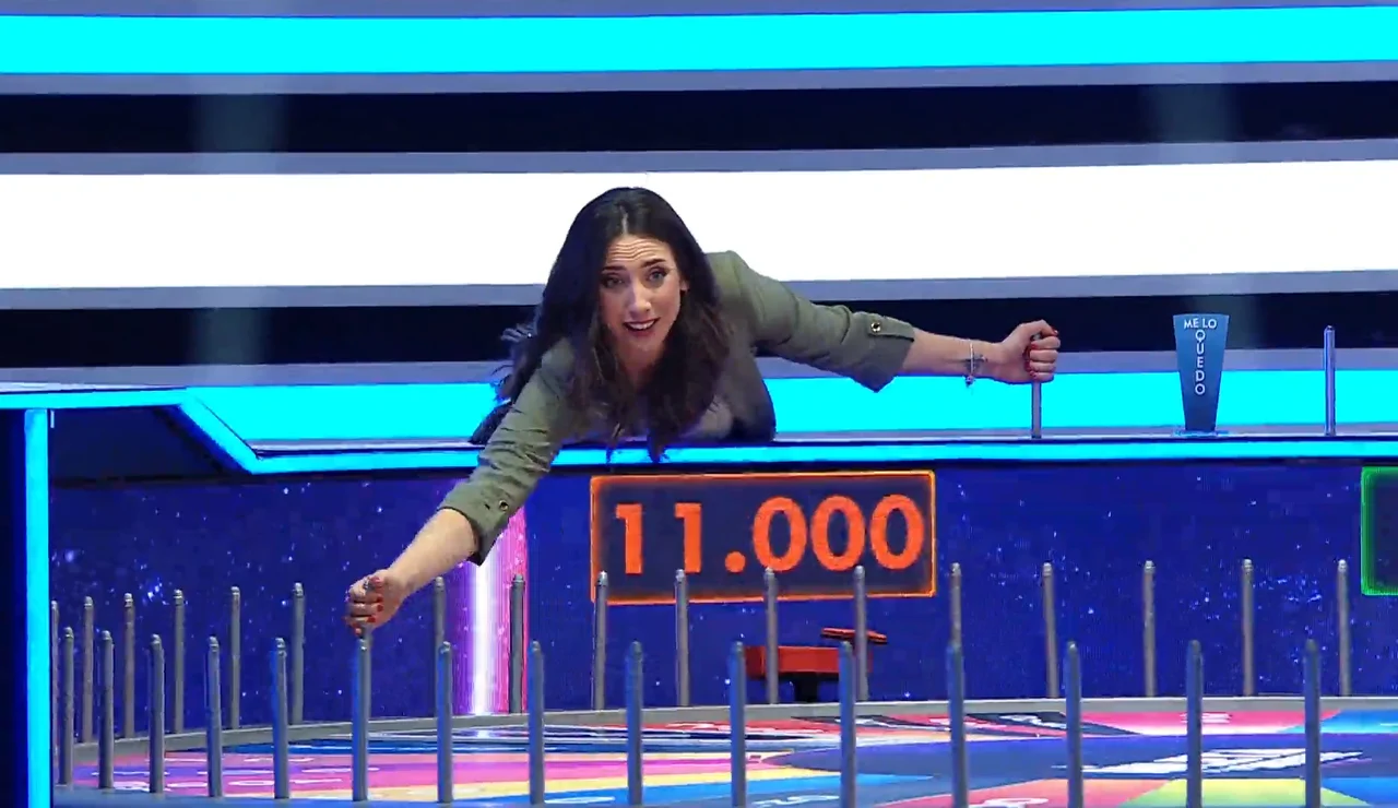 Maribel, concursante de La ruleta de la suerte noche