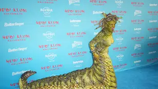 La modelo Heidi Klum ha vuelto a impactar un año más con su disfraz de Halloween