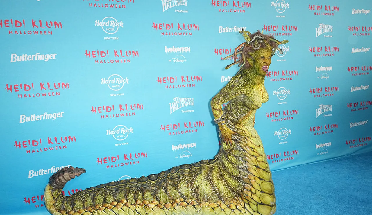La modelo Heidi Klum ha vuelto a impactar un año más con su disfraz de Halloween