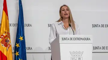 Imagen de la presidenta de Extremadura, María Guardiola  Imagen de la presidenta de Extremadura, María Guardiola