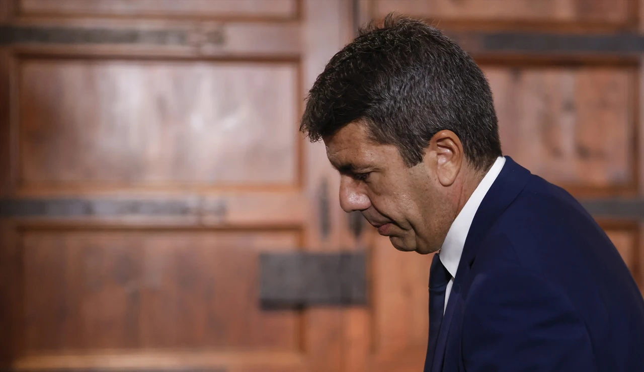 Carlos Mazón, tras anunciar su dimisión