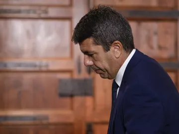 Carlos Mazón, tras anunciar su dimisión Carlos Mazón, tras anunciar su dimisión