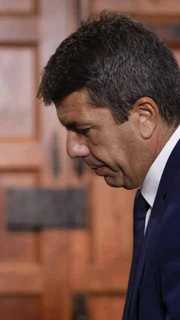 Carlos Mazón, tras anunciar su dimisión