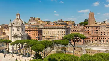 Imagen del Foro Imperial de Roma.  Imagen del Foro Imperial de Roma.