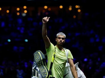 Carlos Alcaraz tras perder ante Norrie en París