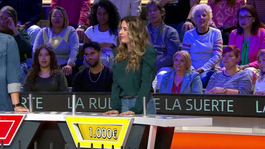 &iexcl;Incre&iacute;ble! Leti gana 1.000 euros en un solo panel de La ruleta de la suerte