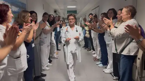 La despedida a la doctora ourensana La despedida a la doctora ourensana
