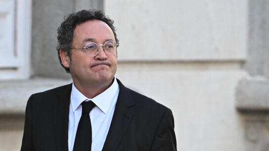 El fiscal general del Estado, &Aacute;lvaro Garc&iacute;a Ortiz, llega al Tribunal Supremo