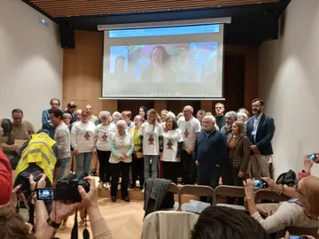 Representantes de asociaciones de víctimas de la DANA Representantes de asociaciones de víctimas de la DANA
