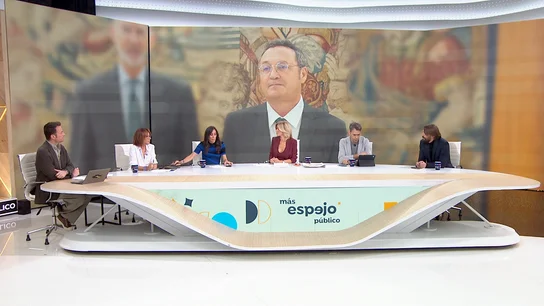 Bronca por el juicio al fiscal general, en Espejo Público Antena3
