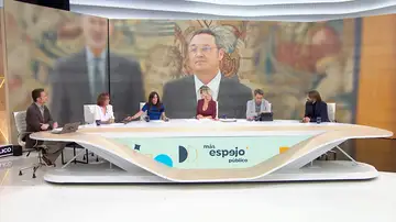 Bronca por el juicio al fiscal general, en Espejo Público Bronca por el juicio al fiscal general, en Espejo Público
