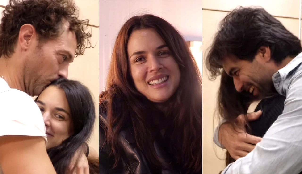 La emoción de Adriana Ugarte al reencontrarse con Peter Vives y Rubén Cortada en Sira: "Los amo tanto"