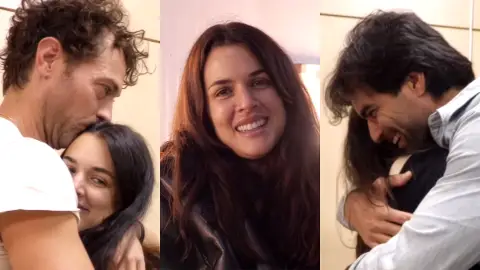 La emoción de Adriana Ugarte al reencontrarse con Peter Vives y Rubén Cortada en Sira: "Los amo tanto" Así se han vuelto a ver los protagonistas de Sira