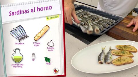 Ingredientes Sardinas al horno