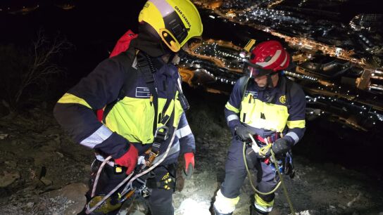 Los bomberos que participaron en el rescate