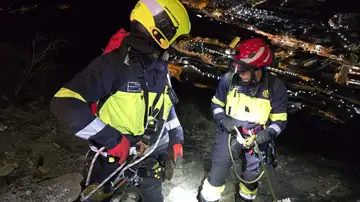 Los bomberos que participaron en el rescate Los bomberos que participaron en el rescate