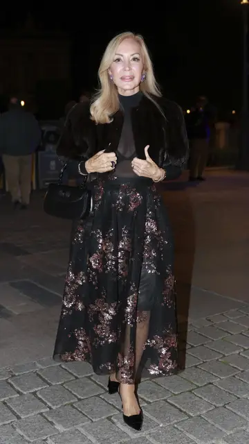 Carmen Lomana, en el Teatro Real Carmen Lomana, en el Teatro Real