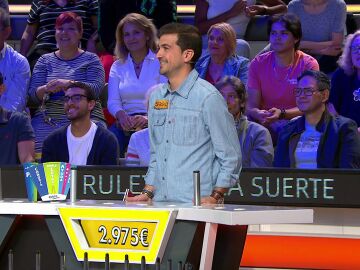 Sergio hace un gran programa en La ruleta de la suerte