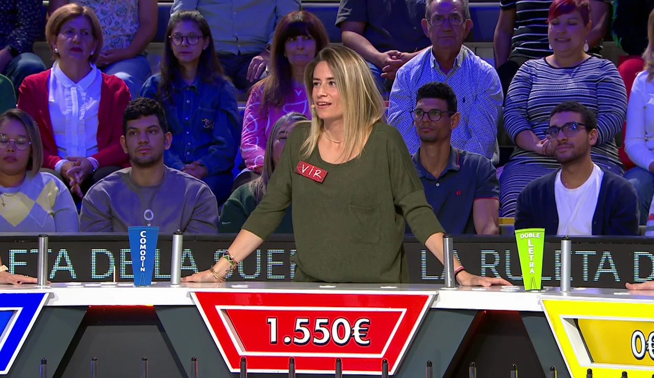 ¡Vir se marca un panelazo de 1.550 euros en La ruleta de la suerte!