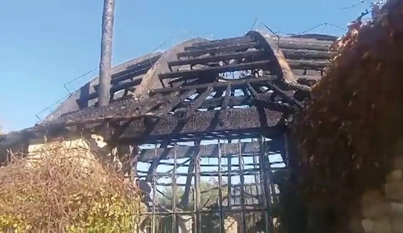Un incendio destruye la cúpula del restaurante Mas Marroch de los hermanos Roca
