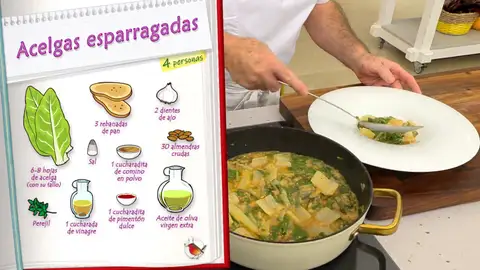 Ingredientes Acelgas esparragadas Ingredientes Acelgas esparragadas