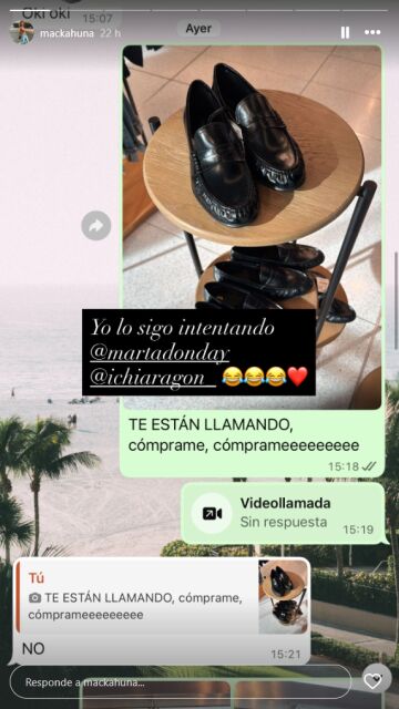 Story de Maca Aragón