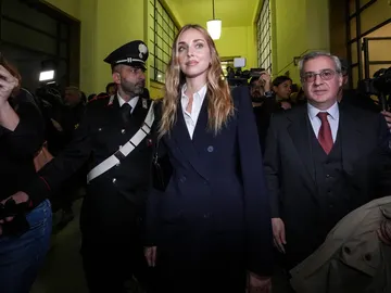 Chiara Ferragni llegando al juzgado Chiara Ferragni llegando al juzgado