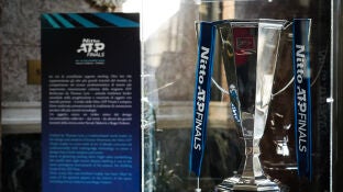 El trofeo de las Nitto ATP Finals en Tur&iacute;n