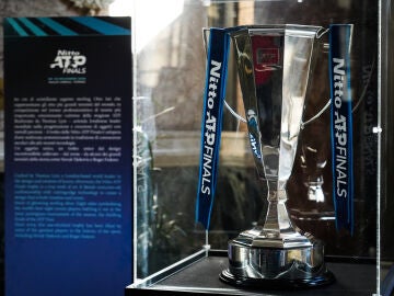 El trofeo de las Nitto ATP Finals en Turín