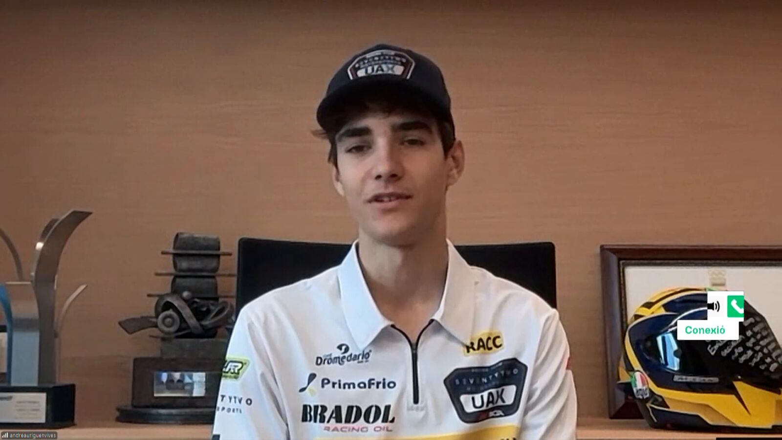 Brian Uriarte, campeón del mundo junior de MotoGP con 17 años: 
