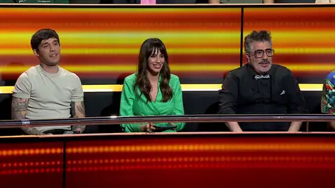 “Estoy impresionada”: Almudena Cid, Víctor Elías y Agustín Jiménez, esta noche en El 1% “Estoy impresionada”: Almudena Cid, Víctor Elías y Agustín Jiménez, esta noche en El 1%