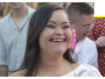 Noelia Vega, la joven que podrá ser madrina en un bautizo