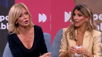 Un café con Yolanda Díaz. Un café con Yolanda Díaz.