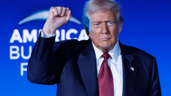 El presidente de EEUU Donald Trump. El presidente de EEUU Donald Trump.